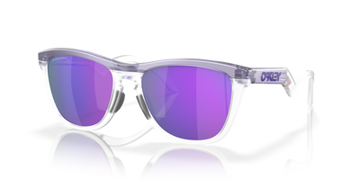 Oakley Frogskins Prizm Violet Lenses Matte Lilac/Prizm Clear Frame - Cyclop.in