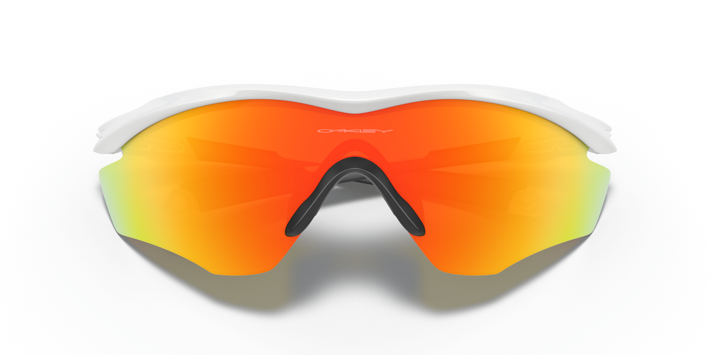 Buy Oakley M2 Frame XL Fire Iridium Lenses Polished White Frame