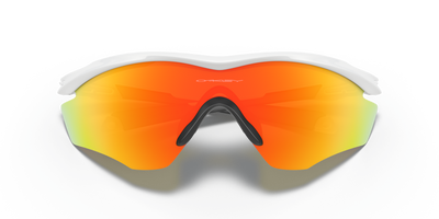 Oakley M2 Frame XL Fire Iridium Lenses Polished White Frame - Cyclop.in