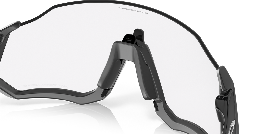 Buy Oakley Flight Jacket Clear to Black Iridium Photochromic