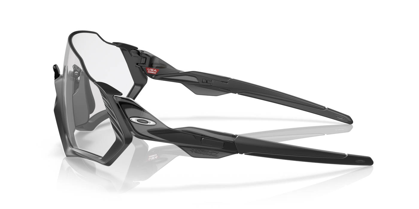 Buy Oakley Flight Jacket Clear to Black Iridium Photochromic