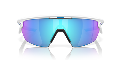 Oakley Sphaera Prizm Sapphire Lenses - Satin Chrome Frame - Cyclop.in