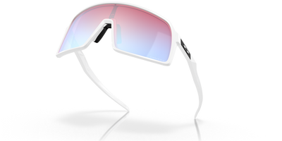 Oakley Sutro Prizm Snow Sapphire Lenses Polished White Frame - Cyclop.in