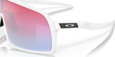 Oakley Sutro Prizm Snow Sapphire Lenses Polished White Frame - Cyclop.in