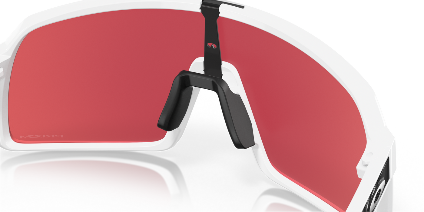 Oakley Sutro Prizm Snow Sapphire Lenses Polished White Frame - Cyclop.in
