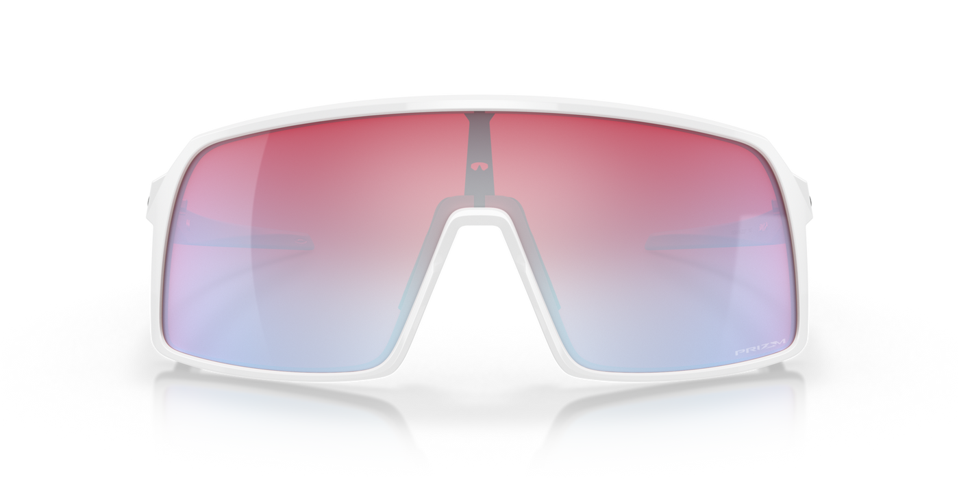 Oakley Sutro Prizm Snow Sapphire Lenses Polished White Frame - Cyclop.in