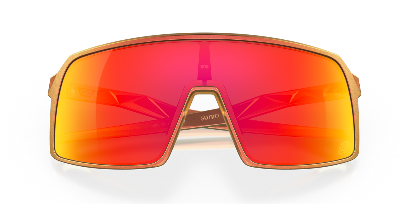 Oakley Sutro Prizm Ruby Lenses Troy Lee Designs Red Gold Shift Frame - Cyclop.in