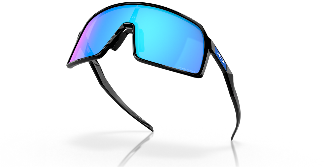 Oakley Sutro Prizm Sapphire Lenses Polished Black Frame - Cyclop.in