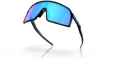 Oakley Sutro Prizm Sapphire Lenses Polished Black Frame - Cyclop.in