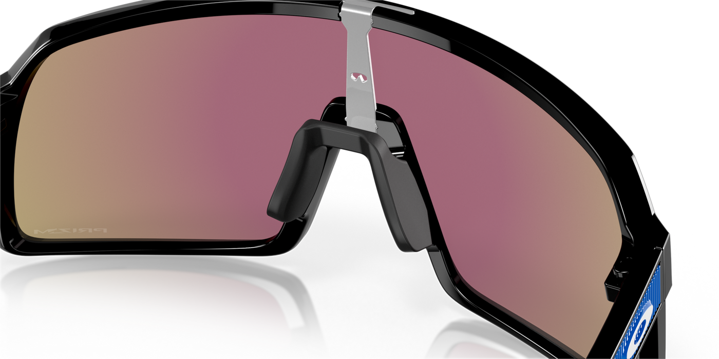 Oakley Sutro Prizm Sapphire Lenses Polished Black Frame - Cyclop.in