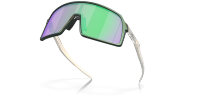 Oakley Sutro Prizm Road Jade Lenses Matte Silver Green Colorshift Frame - Cyclop.in