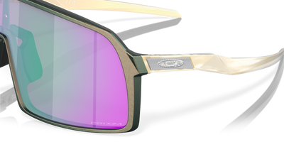 Oakley Sutro Prizm Road Jade Lenses Matte Silver Green Colorshift Frame - Cyclop.in