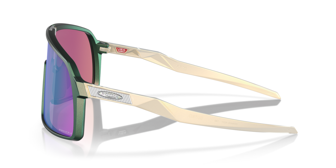 Oakley Sutro Prizm Road Jade Lenses Matte Silver Green Colorshift Frame - Cyclop.in