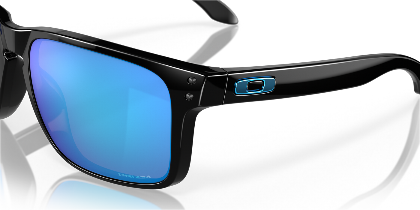 Oakley Holbrook XL Prizm Sapphire Lenses Polished Black Frame - Cyclop.in