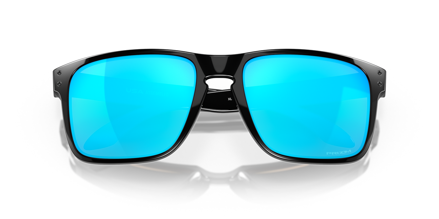 Oakley Holbrook XL Prizm Sapphire Lenses Polished Black Frame - Cyclop.in