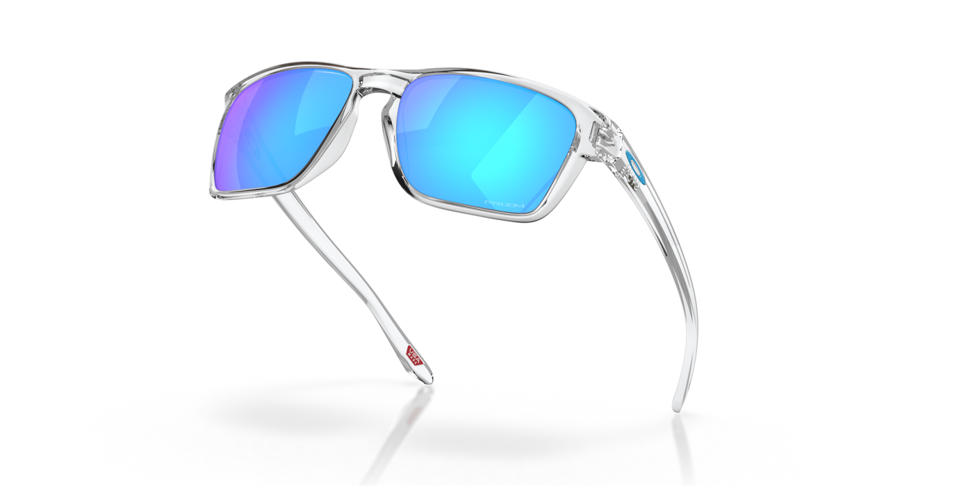 Oakley Sylas Prizm Sapphire Lenses Polished Clear Frame - Cyclop.in