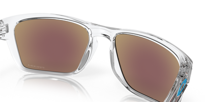 Oakley Sylas Prizm Sapphire Lenses Polished Clear Frame - Cyclop.in