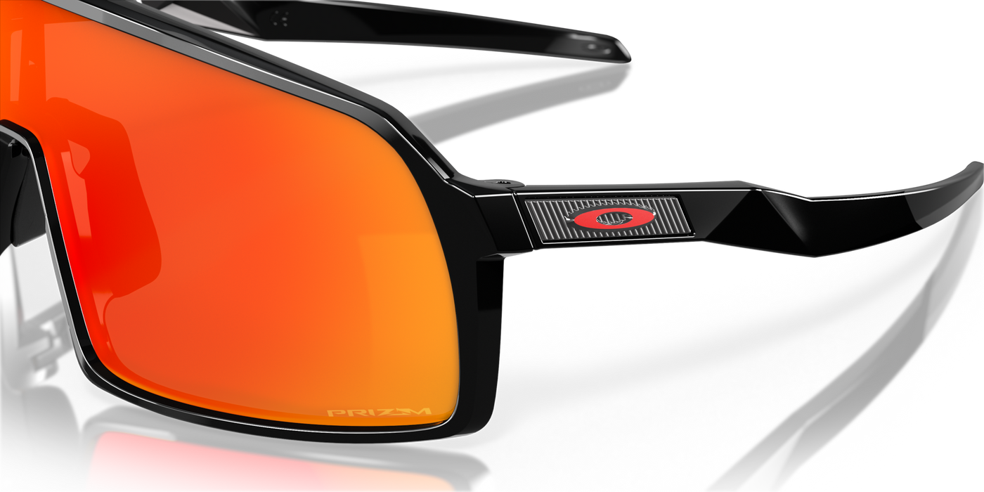 Oakley Sutro S Prizm Ruby Lenses Polished Black Frame - Cyclop.in