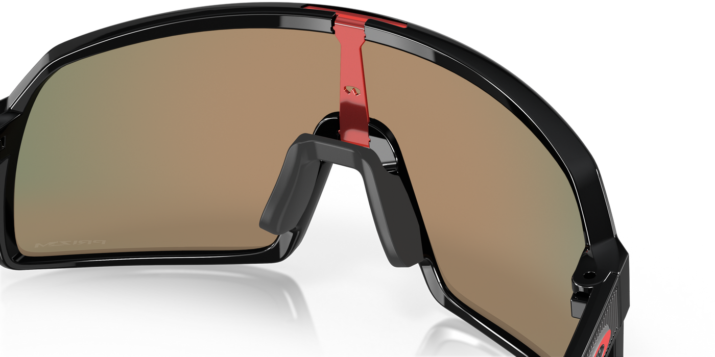 Oakley Sutro S Prizm Ruby Lenses Polished Black Frame - Cyclop.in