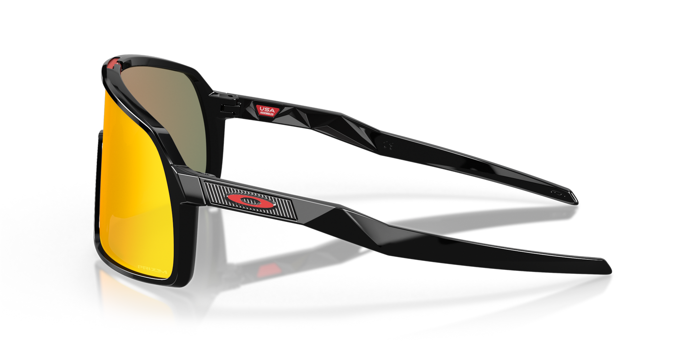 Oakley Sutro S Prizm Ruby Lenses Polished Black Frame - Cyclop.in