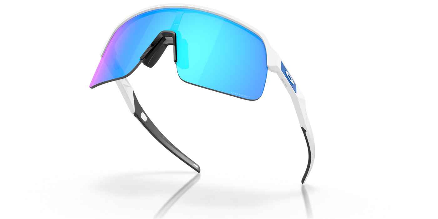 Oakley Sutro Lite Prizm Sapphire Lenses Matte White Frame - Cyclop.in