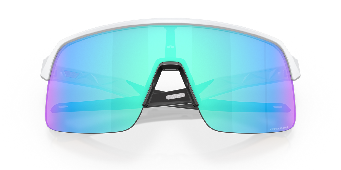 Oakley Sutro Lite Prizm Sapphire Lenses Matte White Frame - Cyclop.in