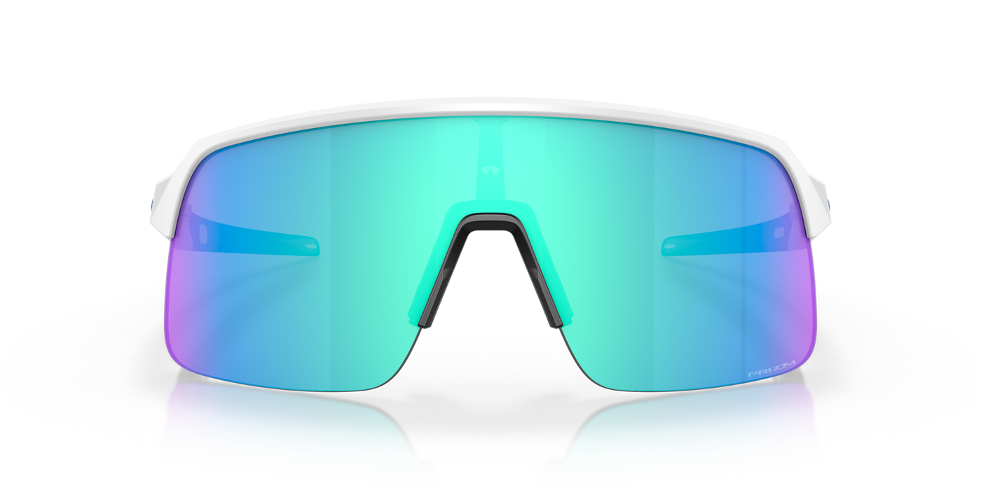 Oakley Sutro Lite Prizm Sapphire Lenses Matte White Frame - Cyclop.in