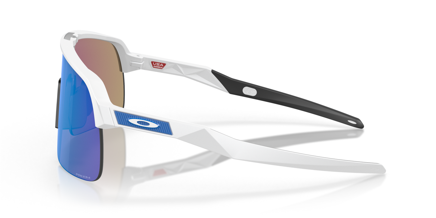 Oakley Sutro Lite Prizm Sapphire Lenses Matte White Frame - Cyclop.in