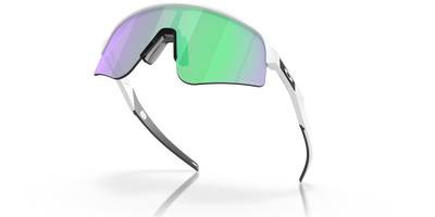 Oakley Sutro Lite Sweep Prizm Road Jade Lenses Matte White Frame - Cyclop.in