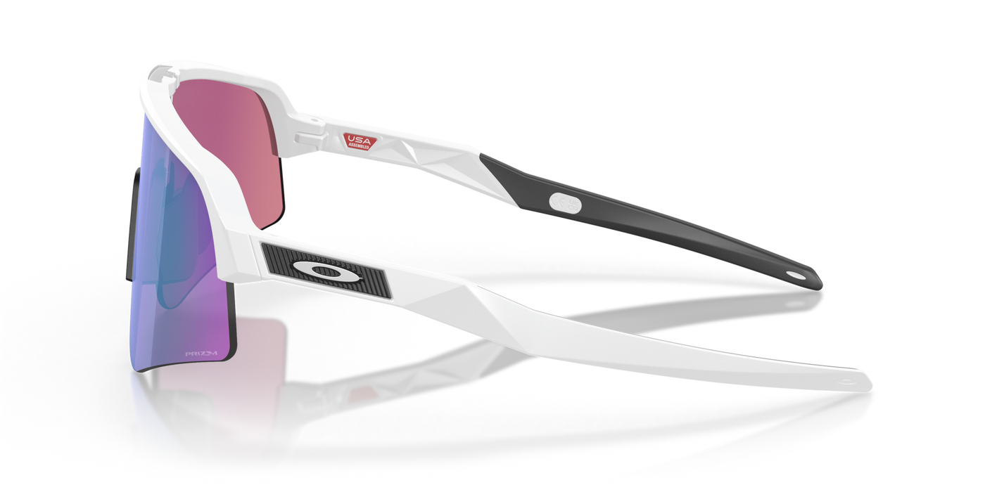 Oakley Sutro Lite Sweep Prizm Road Jade Lenses Matte White Frame - Cyclop.in