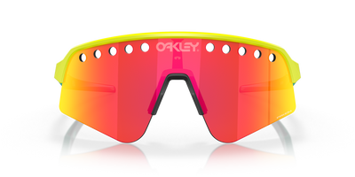 Oakley Sutro Lite Sweep Prizm Ruby Lenses Tennis Ball Yellow Frame - Cyclop.in