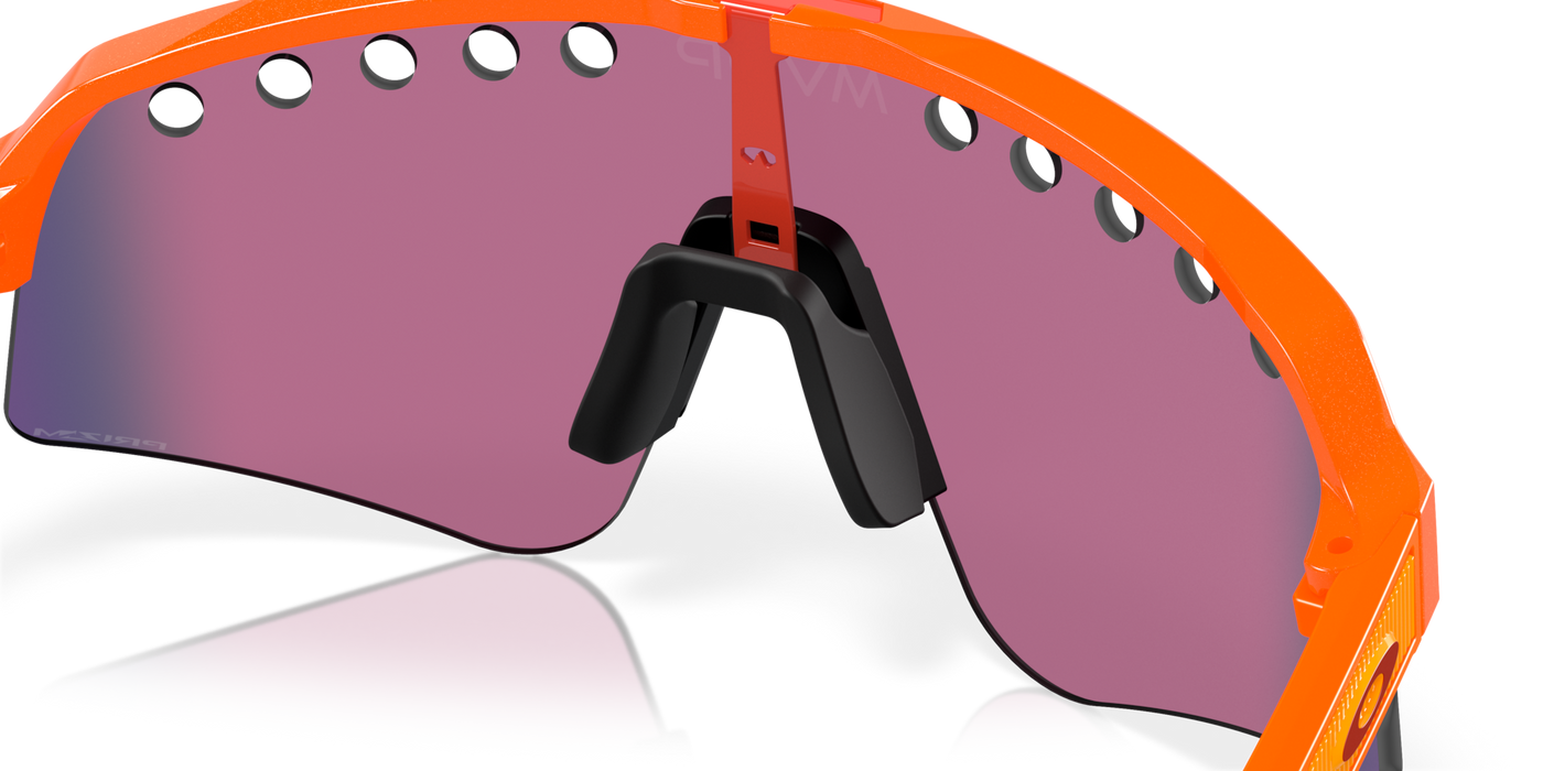 Oakley Sutro Lite Sweep MVDP Prizm Road Lenses Orange Sparkle Frame - Cyclop.in