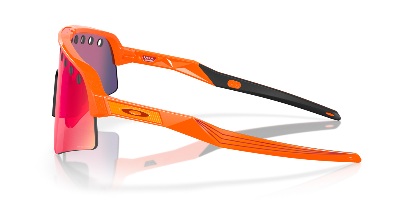 Oakley Sutro Lite Sweep MVDP Prizm Road Lenses Orange Sparkle Frame - Cyclop.in