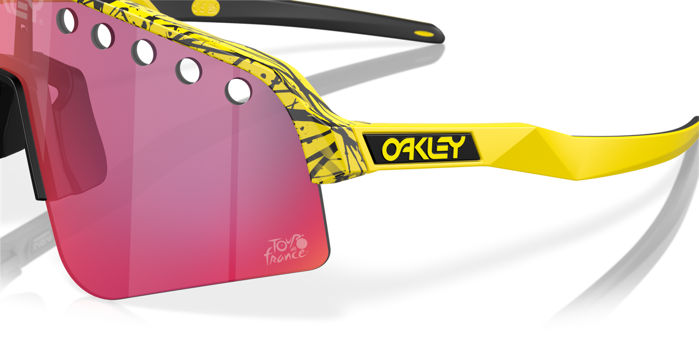 Oakley Sutro Lite Sweep Prizm Road Lenses TDF Splatter Frame - Cyclop.in