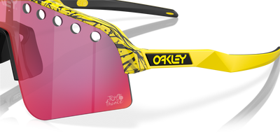 Oakley Sutro Lite Sweep Prizm Road Lenses TDF Splatter Frame - Cyclop.in