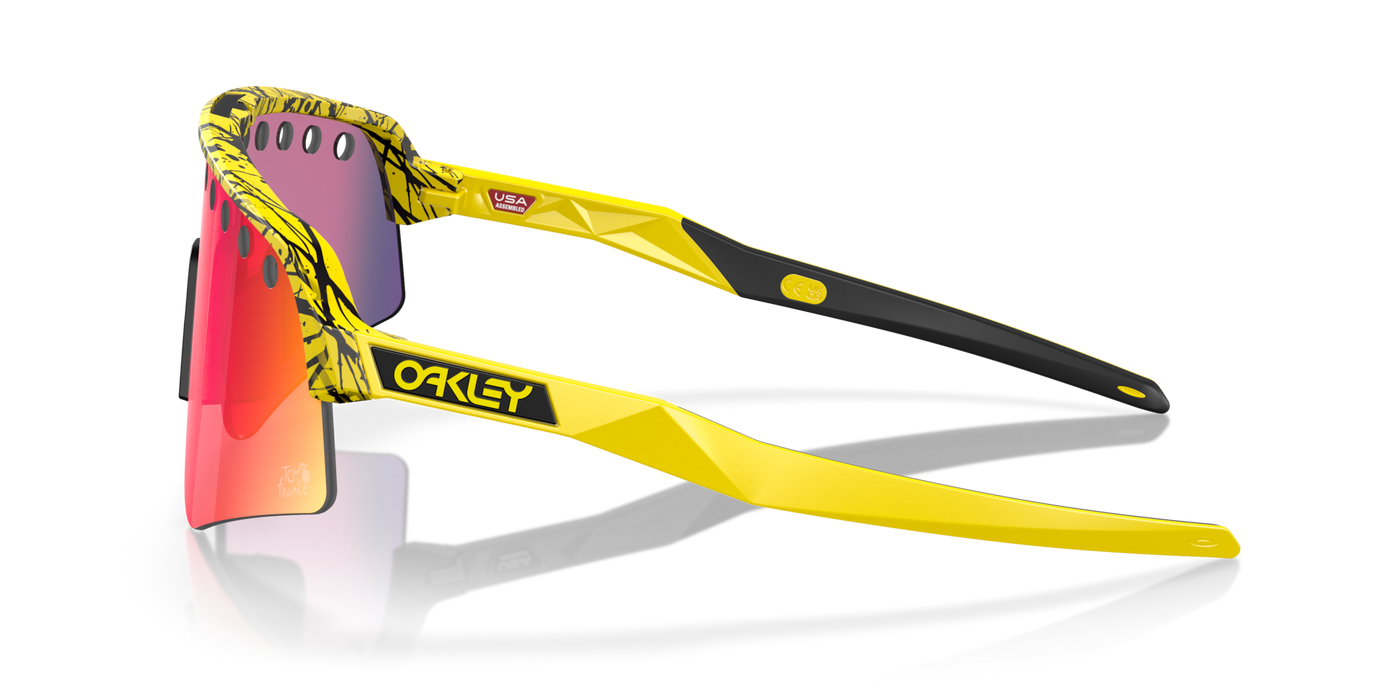 Oakley Sutro Lite Sweep Prizm Road Lenses TDF Splatter Frame - Cyclop.in