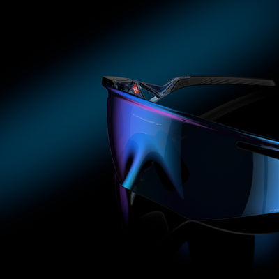 Oakley QNTM Kato Prizm Sapphire Lenses, Transparent Stonewash Frame - Cyclop.in