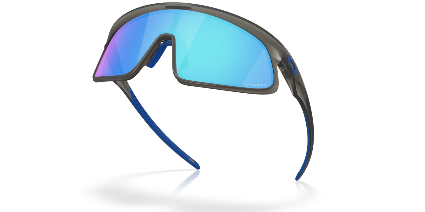 Oakley RSLV Prizm Sapphire Lenses, Matte Grey Smoke Frame - Cyclop.in