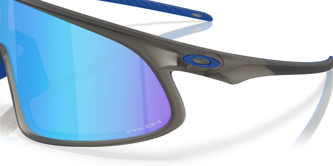 Oakley RSLV Prizm Sapphire Lenses, Matte Grey Smoke Frame - Cyclop.in