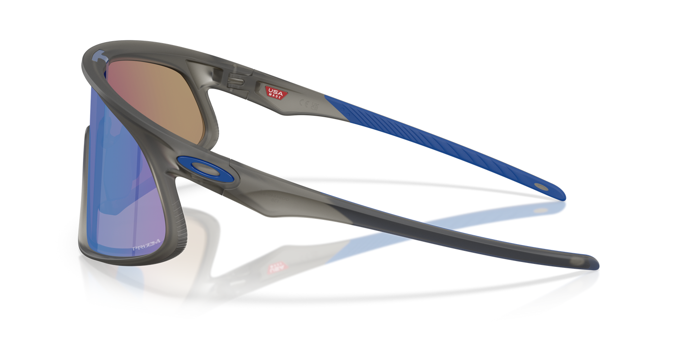 Oakley RSLV Prizm Sapphire Lenses, Matte Grey Smoke Frame - Cyclop.in