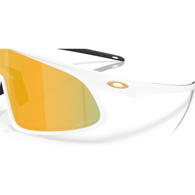 Oakley RSLV Prizm 24K Lenses, Matte White Frame - Cyclop.in