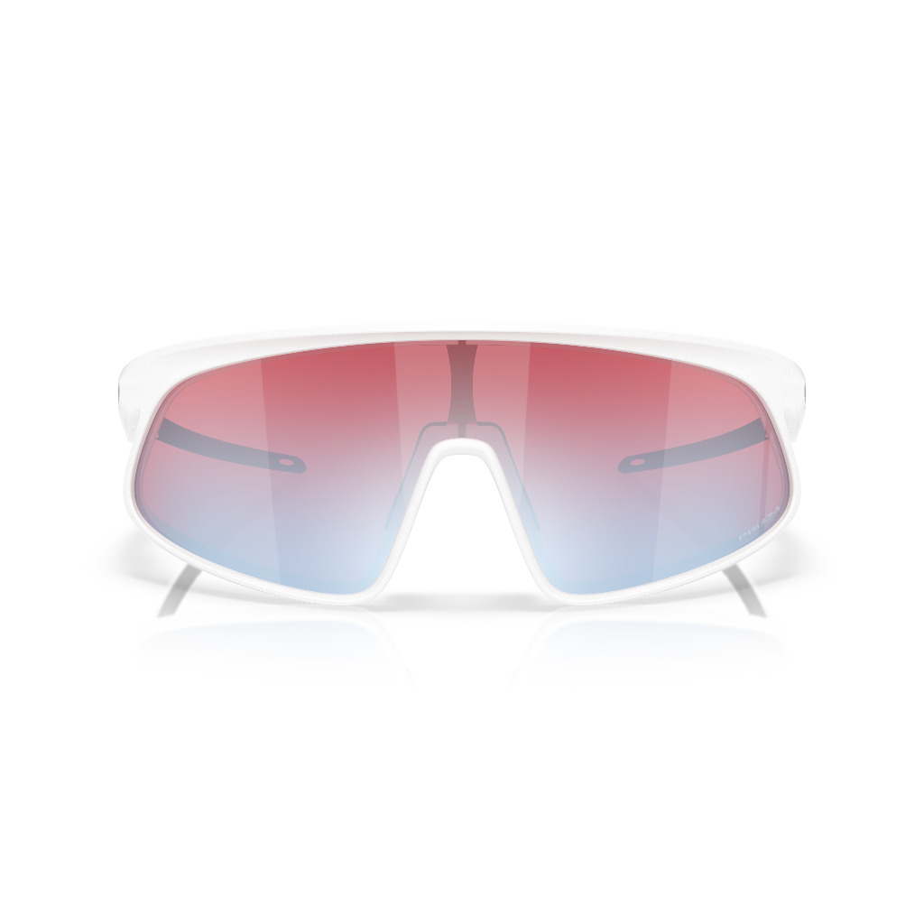 Oakley RSLV Prizm Snow Sapphire Lenses Matte White Frame - Cyclop.in