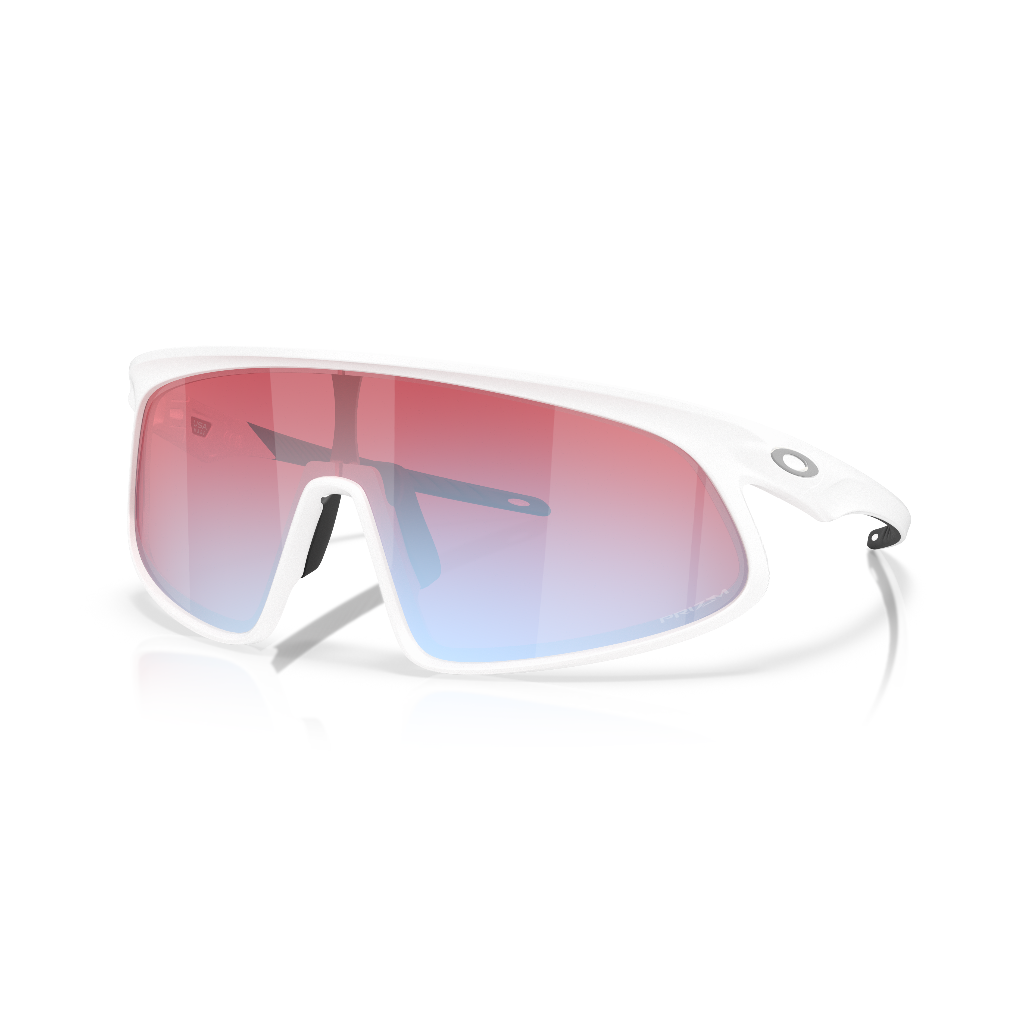 Oakley RSLV Prizm Snow Sapphire Lenses Matte White Frame - Cyclop.in