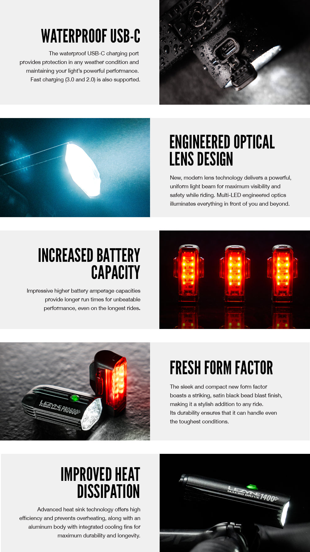 Lezyne KTV Drive Pro+ Rear Light 150 lumens - Black - Cyclop.in