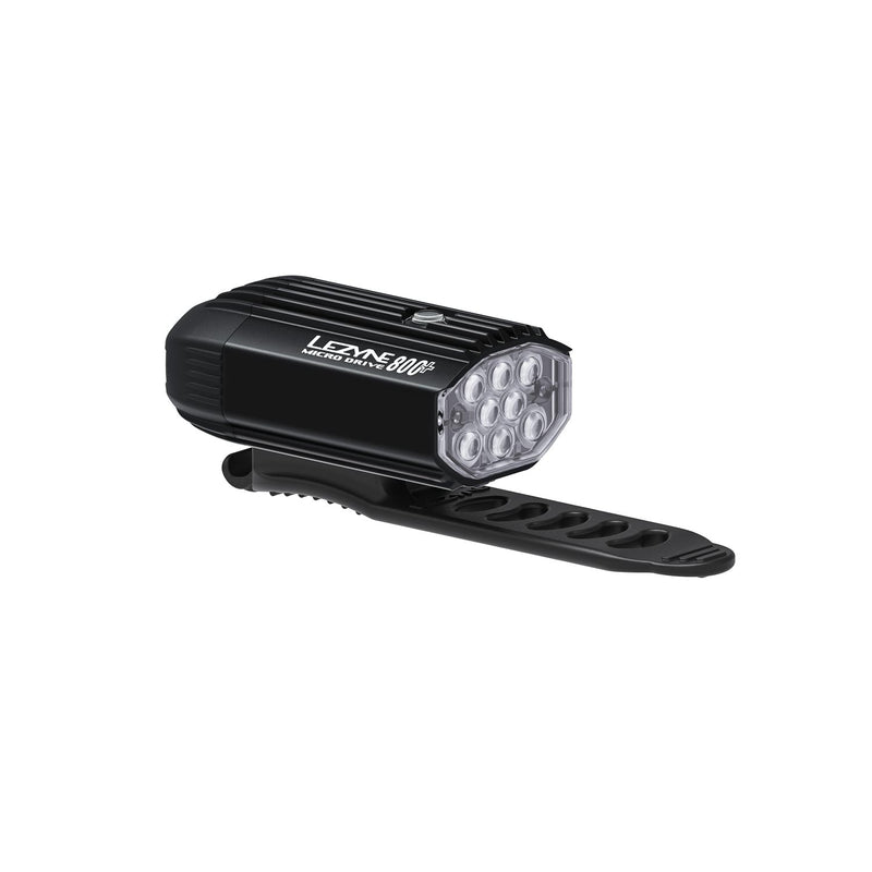 Lezyne Micro Drive 800+ Front Light - Black - Cyclop.in