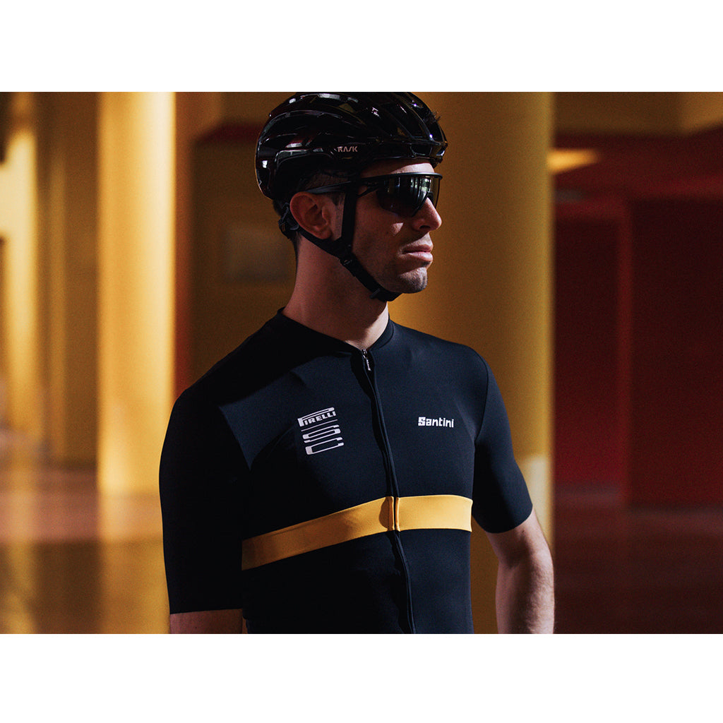 Santini Pirelli Sport Club Men's Cycling Jersey - Cyclop.in