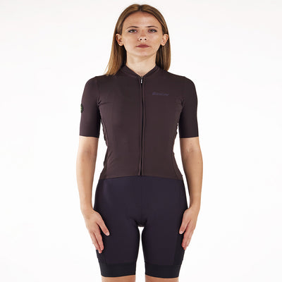 Santini Terranova Stone Unisex Cycling Jersey - Wood - Cyclop.in