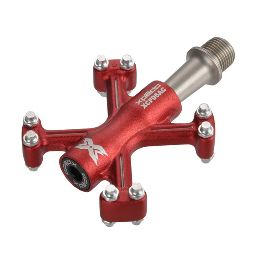 Xpedo Trvs 5 Flat Pedal - Red - Cyclop.in