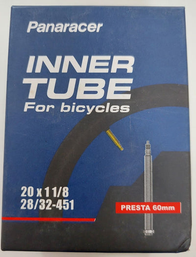 Panaracer 20 X 1 1/8 - 60mm (32 - 451) Presta Valve Tube - Cyclop.in
