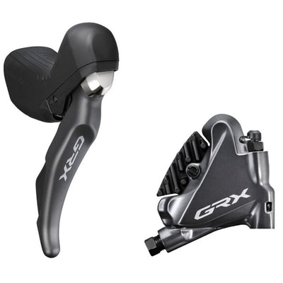 Shimano GRX Hydraulic Disc Brake/Shift Set, ST-RX810/BR-RX810, 11-Speed (Right/Rear) - Cyclop.in